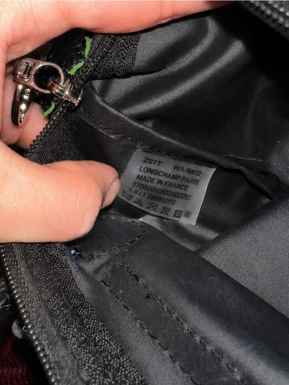 Longchamp XS Energy Black Mini Bag